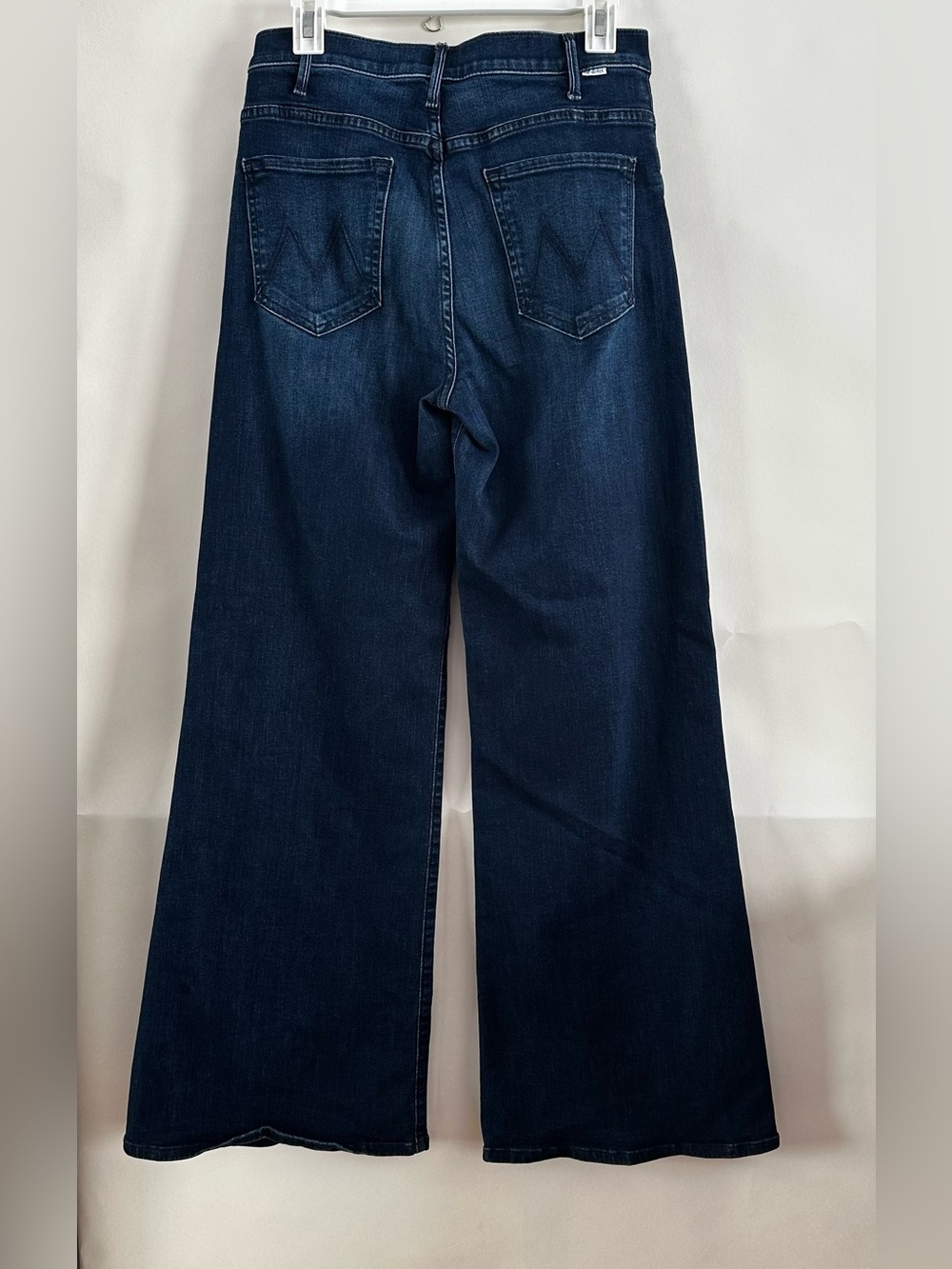 MOTHER The Hustler Roller Sneak Wide Leg Jeans Sz 31 🖤 Mint Condition Wash - Picture 2 of 9